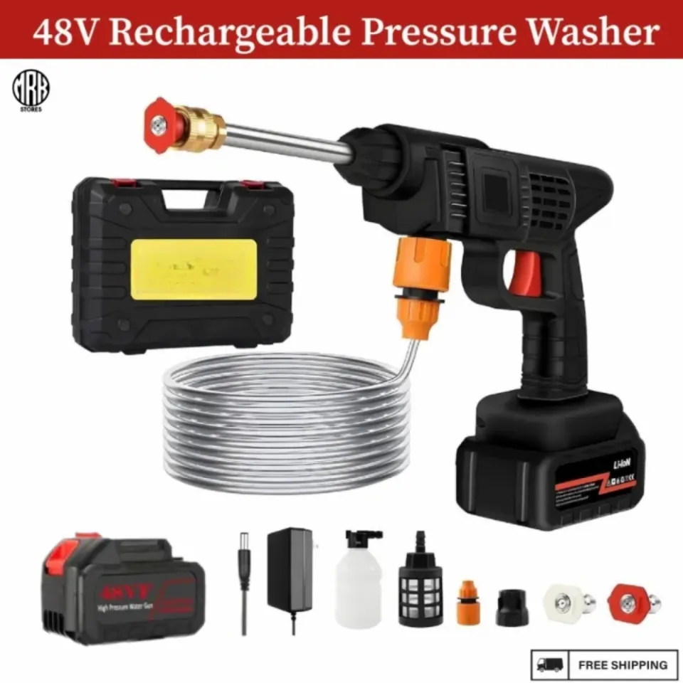 Automatic Cordless Car Wash Spray Gun 48Vf Pakistan | Wireless High Pressure Foam Jet Washer